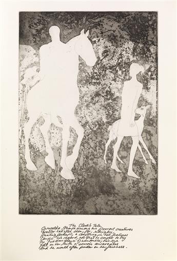 ELISABETH FRINK Etchings Illustrating Chaucers Canterbury Tales.